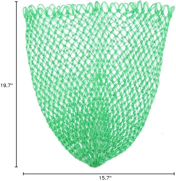 Fishing Net Replacement Netting Fishing Landing Net Replacement Net for Freshwater Saltwater Fishing Green 6 Sizes