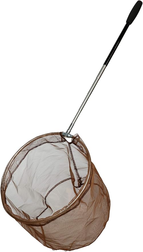 RESTCLOUD Bait Net and Fishing Landing Net with Telescoping Pole Handle Extends to 59 inches