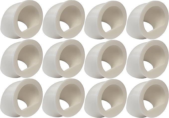 Rite Farm Products Quail & Chick Port Feeder NO Waste Feed Saver for DIY Bucket Pail Bin Container Coturnix (12 Pack)