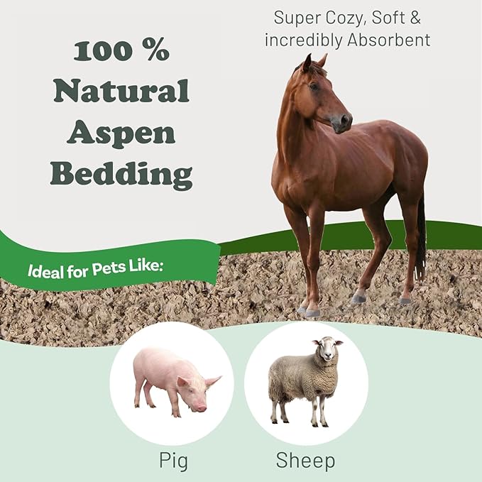 Treaton, Premium Natural Pine Animal Bedding – Dust-Free, Soft Shavings, Kiln-Dried & Heat-Treated for Indoor and Outdoor Pets, Set of 2