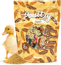 Mycelium Poultry Plus Feed (5 LB Bag) | Organic Poultry Food for Chickens, Ducks & Game Birds | Supports Growth, Feather Health & Energy | High-Protein, Omega-Rich Scratch Mix | USA Made, Non-GMO