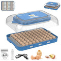 HOWOOlUA 70 Egg Incubator for Hatching Eggs withAuto Turn, Temp & Humidity Control, Built-in CandleLarge Capacity Egg Incubator for Chicken Duck Goose Eggs