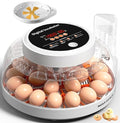 Upgraded Egg Incubators for Hatching Eggs, 22 Egg Incubator with Automatic Egg Turning, Temperature Control & Humidity Display, LED Candler, Incubator for Chicken, Duck, Quail Eggs