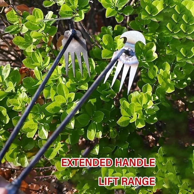 2 PCS Weed Puller Tool,Sharp Durable Garden Pulling Tool,Weeder Portable Household Vegetable Shovel for Backyard Loosening Farm Planting Weeding (Stainless Steel Handle)