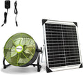 Battery Operated Fan, ,Can Running 5-24 Hours, Solar Fan Design For Shed, Home ，Outdoor,with USB Output For Emergency Situation Without Electric