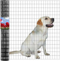 Wire Fence 2in x 3in Black Vinyl Coated Wire Mesh 48" x 50' Welded Wire Fencing 16Gauge, PVC Coating Chicken Wire Fence,Welded Wire Mesh Roll for Garden Guard Fence Poultry Cage Net Fencing