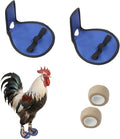 2 Pack Chicken Leg Splint with Toe Separator, Chicken Shoes for Injured Feet, Curled Toes Duck Chicken Leg Splint Poultry Leg Brace, for Chickens and Ducks and Other Poultry