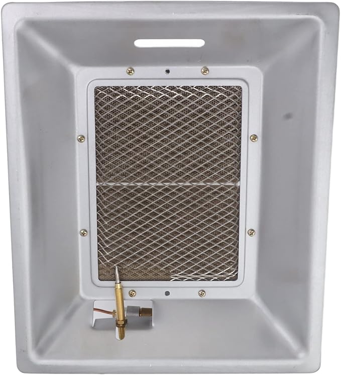 Honio Chicken Catalytic Heater Aluminized Steel Multifunctional Manual Gas Brooder Heater for Chicken Coops, Chicken Coop Heater Manual Infrared Chicken Catalytic Heater Poultry Incubator Heater