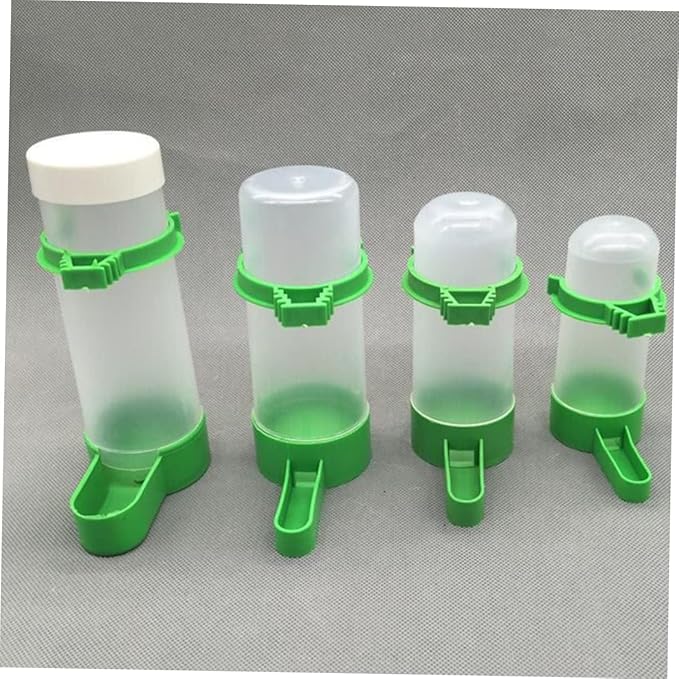 BESPORTBLE 5pcs Automatic Bird Feeding Machine Bird Feeder No Waste for Windows Chickens Poultry Random Style