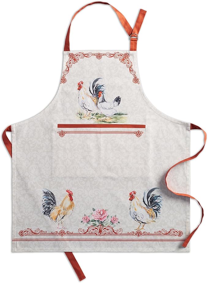 Maison d' Hermine 100% Cotton Apron for women with Pocket Kitchen Chef Apron for Men Cooking Easter Decorations