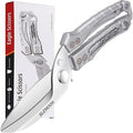 Kitchen Shears Heavy Duty Poultry Shears for Bone,Chicken,Turkey,Meat,Fish and Pizza Cutting Board Kitchen Scissors All Purpose for Food Ideal for Chef and Home Cooking,Dishwasher Safe Silver
