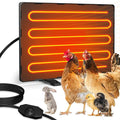 PINNKL Chicken Coop Heater, 15.3 x 11.4 Inch Chick Brooder Heating Plate, 140 Watts Adjustable Temp Radiant Heat Panel, for Chick Kitten Puppy Poultry Pets