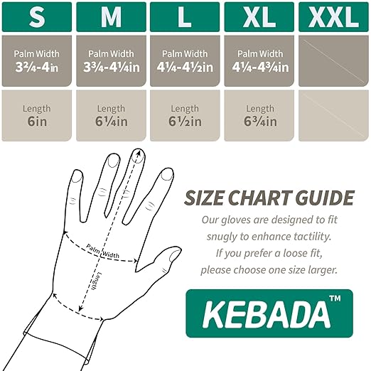 Kebada Cut Resistant Gloves, Food Grade Cut Proof Gloves for Kitchen, ANSI A4 Safety Protection, Ideal for Chef's Work, X-Large