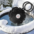 2 Pack 250W Bird Bath Heater De-icer, Thermostatically Controlled Birdbath Water Heater with 6.6 ft Cord, Outdoor Winter Heaters for Bird Bath, Chicken Waterer, Pond