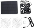 BESPORTBLE 1 Set Solar Powered Fan for Chicken Coop Fan for Pet House Greenhouse Doghouse and Rv Solar Panel Ventilation System for Outdoor Use