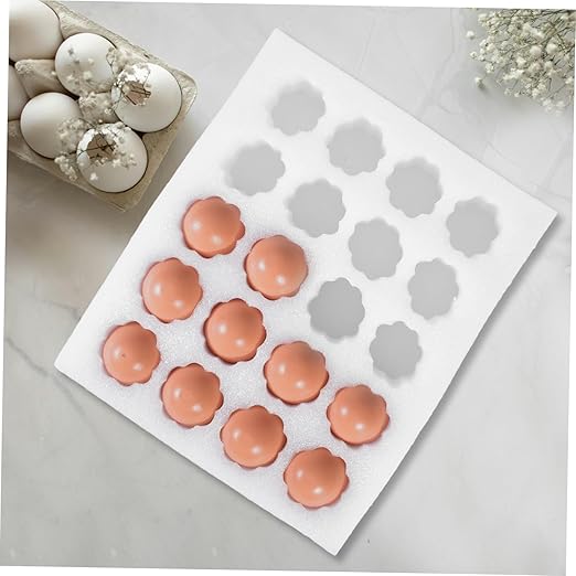 IMIKEYA Shatterproof Egg Carrier Portable Egg Storage for Countertop Refrigerator Foam Tray Soundproofing Reusable Holder for Camping Farm