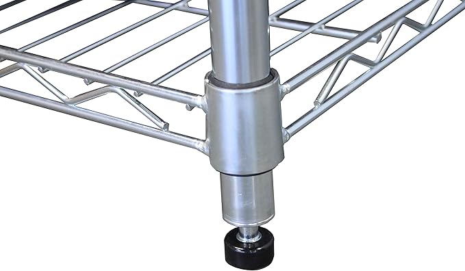Bin Storage Rack with 5-Pack 27 Gallon Storage Totes – Holiday Decoration Organization, Declutter, NSF Certified, Zinc Plated, Heavy Duty Metal for Garage or Workspace, Steel, 31″ x 23″ x 72″