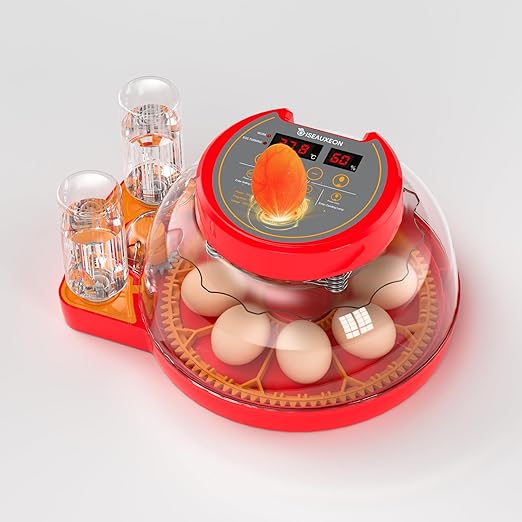8-18 Chinken Incubators for Hatching Eggs with Automatic Egg Turning and Humidity Control Automatic Water Refill,Egg Candler Nature Right 360 Incubator Duck Quail Chick Turkey Hatching Incubator