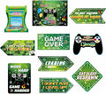 Video Game Birthday Party Decorations - 9 PCS Game Sign Party Decorations for Boys Gamer Gaming Themed Birthday Supplies Funny Games Night Decoration for Door Windows Yard Wall Decor
