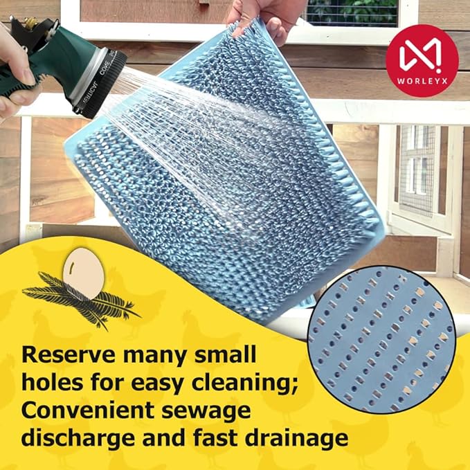 2-Pack Washable Chicken Nesting Pads for Laying Eggs, Nesting Box Pads, Coop Accessories