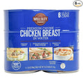 Wellsley Farms Premium Chunk Chicken Breast in Water, Fully Cooked Boneless Skinless, For Prepared Meals, Salads, Sandwiches & More, Canned, 12.5 oz Cans, 6-Pack