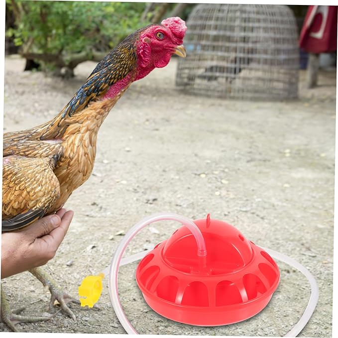 SUPVOX 1Set Hanging Chick Feeder Durable Poultry Feeder for Chickens Other Poultry Multi Functional Food Bucket for Wet Dry Food Easy to Clean Use Design