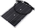 Flexible Solar Panel, 20W Portable Solar Panel with Overload Guard Function, Monocrystalline Silicon Solar Charger for Automatic Door Camping RV Off Grid