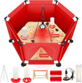 Chicks Brooder Box for Chicken Starter Kit–Includes Heat Lamp, Chick Feeder and Waterer Set, Perch & Sawdust for Up to 30 Baby Chicks, Ducklings & Quail–Complete Poultry Brooder Set