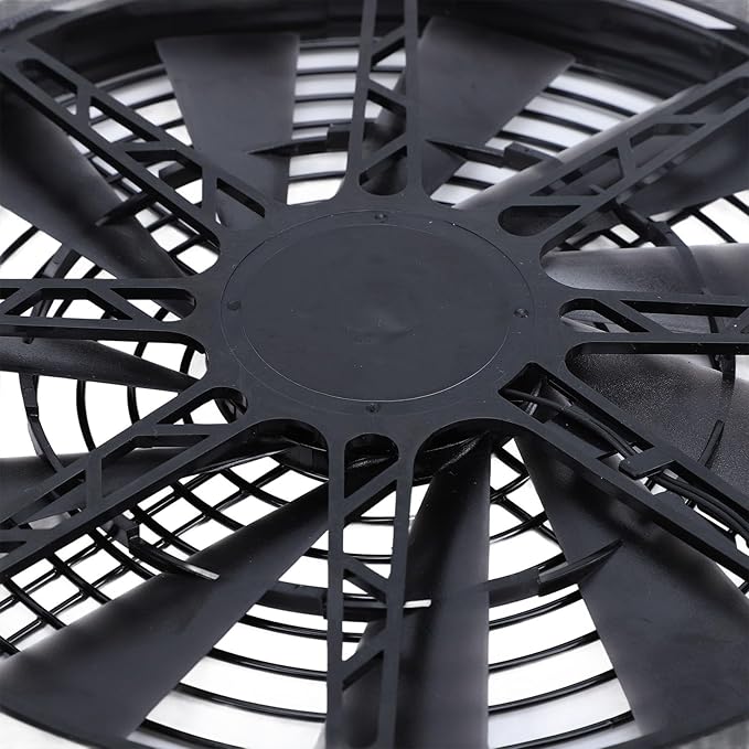 Solar Fan, 100W Solar Exhaust Fan 13.5inch Solar Ventilation Fan Solar Panel Powered Fan Solar Powered Fan Solar Attic Fan with Cable Bracket for Dog Chicken House Greenhouse RV
