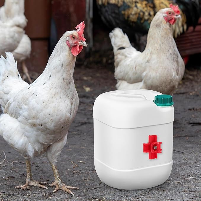 Milisten 12pcs Automatic Chicken Waterer System with Horizontal Poultry Nipples, Leak-Proof Drill Bit Kit for Outdoor Chicken Coop Watering Supplies