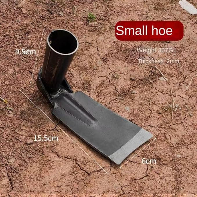 All-Steel Hardened Hollow Garden Hoe,Sharp Garden Weeding Tools,Portable Household Vegetable Garden Shovel,Ergonomic Weeding Tool,Hand Plow Hoes for Backyard Lawn Yard & Farm (Style 2)