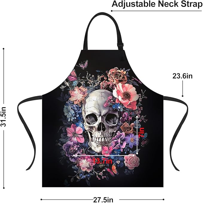 Apron Adjustable Waterproof with Two Deep Pockets Wowen men for Summer BBQ Pool Parties & Resorts