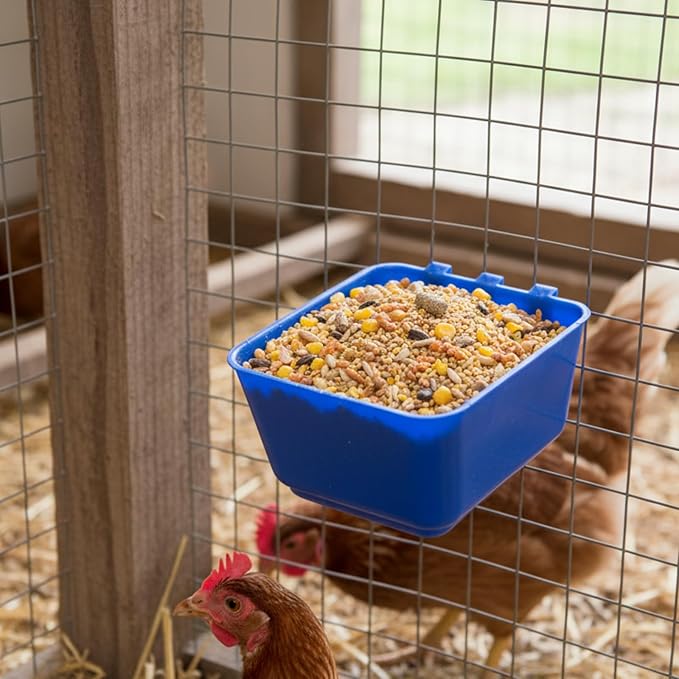10 Pcs 16 Oz Cage Cups Chicken Feeder Waterer Chicken Water Cups Rabbit Feeder