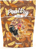 Mycelium Poultry Feed (5 LB Bag) | Organic 3-Grain Scratch for Chickens, Hens, Ducks & Backyard Flocks | High-Energy Daily Nutrition | Cracked Corn, Wheat & Milo | Non-GMO, Made in USA