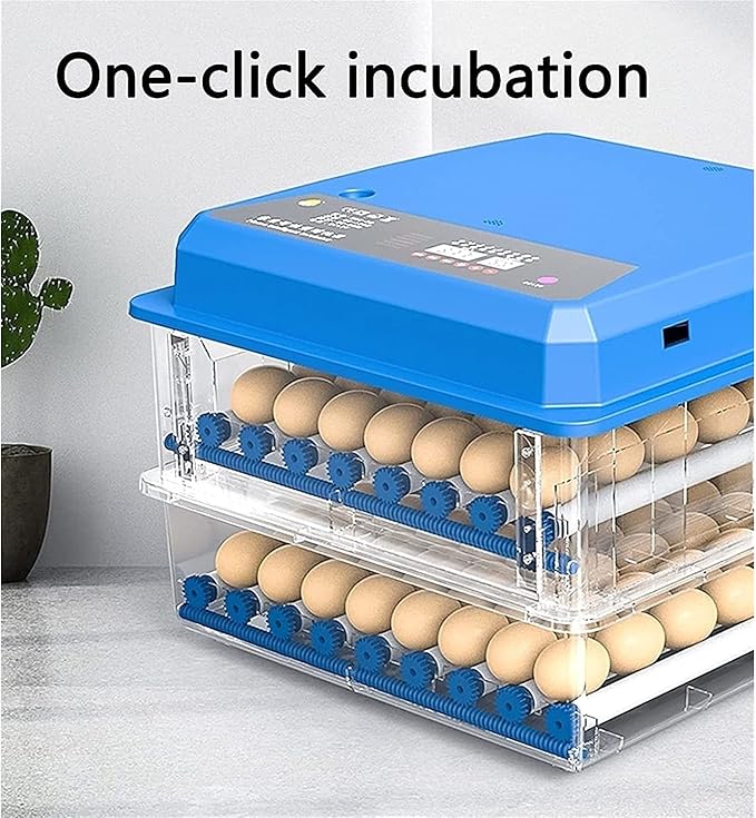 30 Eggs Incubator Automatic Turning and Digital LED Display Temperature Control Hatching Poultry for Chickens Ducks Goose Birds