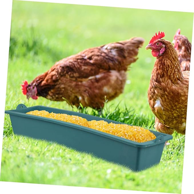 Yardwe 2Pcs Durable Livestock Food Feeder Versatile Chick Cage Accessories for Chickens Pigs Cows and Ducks Convenient Easy to Clean Plastic Dispenser for Feeding