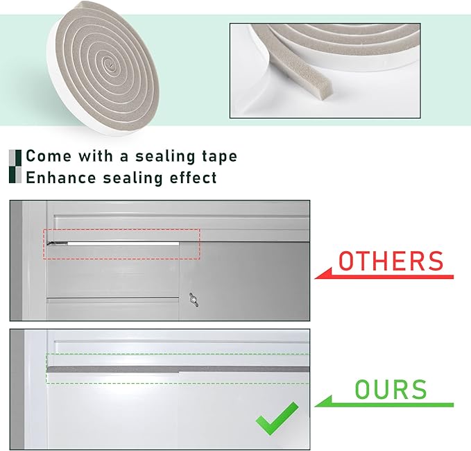 Flehomo Dryer Vent Window Kit, Dryer Vent Kit for 4" Diameter Dryer Hose, Adjustable Window Vent Kit for Sliding Windows, with Insulating Foam Seal Tape