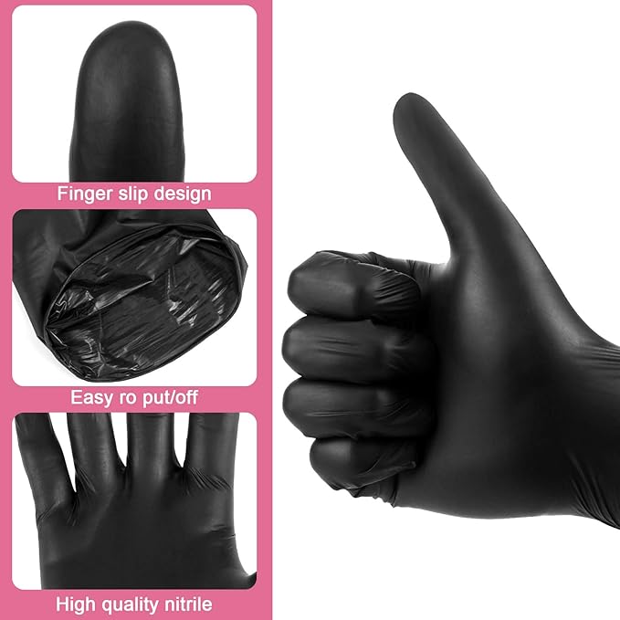 Honeydak 20-Pair Field Dressing Gloves - Deer Gutting & Processing, Includes Nitrile & Disposable Arm Gloves, Pink & Hunting Cleaning Accessories
