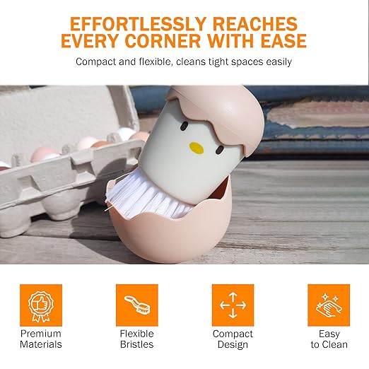 EZ-Clean Chick Brush for Cleaning Incubator and Eggs