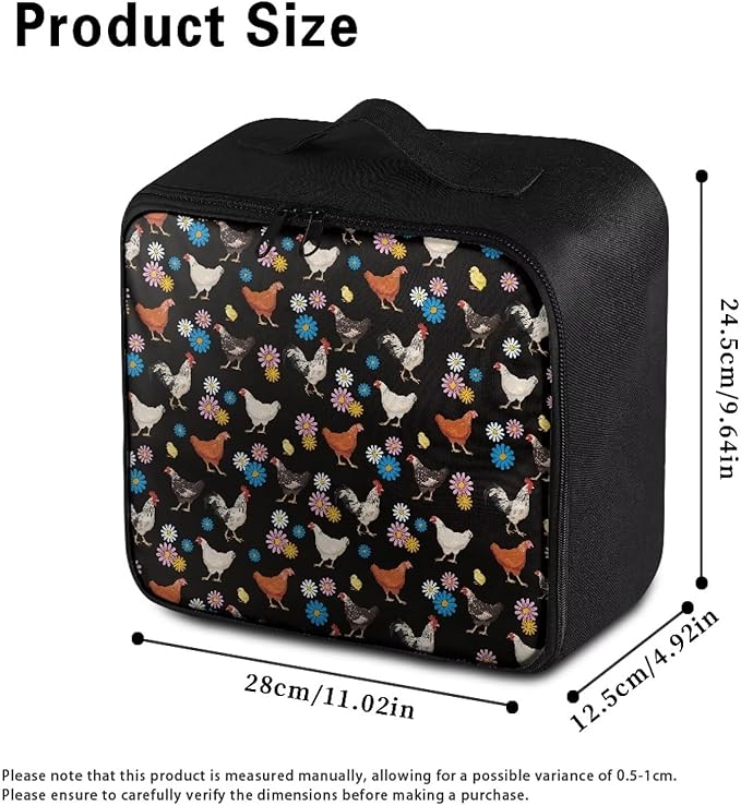 Rnyleeg First Aid Bag Empty Travel Medicine Pouch Organizer Farmhosue Portable First Aid Kit Basic Outdoor Essentials Survival Kit Chicken Daisy