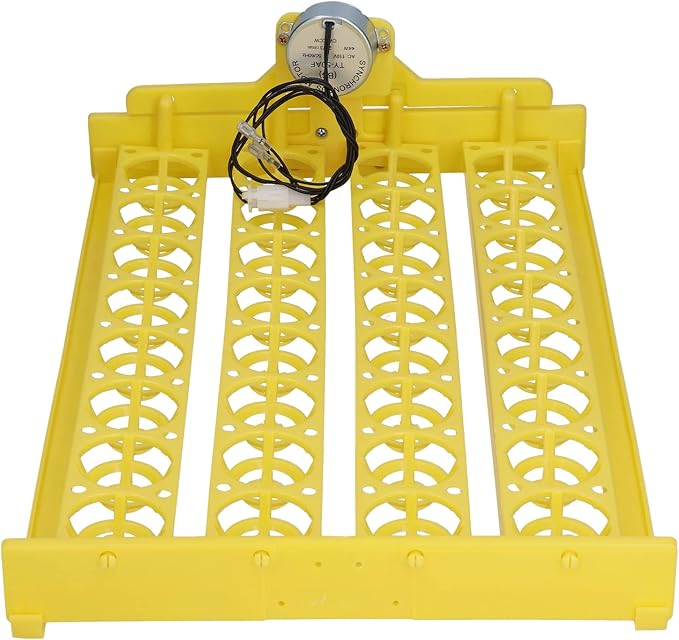 CUEA Plastic Egg Incubator Tray, Sufficient Power Safe Hatching Fully Automatic Egg Turner for Goose for Birds for Chicken(#1)