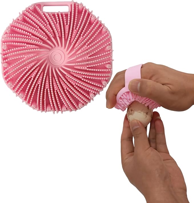 Egg Washer for Fresh Eggs - Egg Cleaner for Fruits and Vegetables, Keeps Produce Fresh (1, Pink)