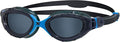 Zoggs Adult Unisex Predator Flex Anti-Fog UV Protection Curved Lens Ultra-Fit Gasket Quick-Adjust Swimming Goggles, 461041