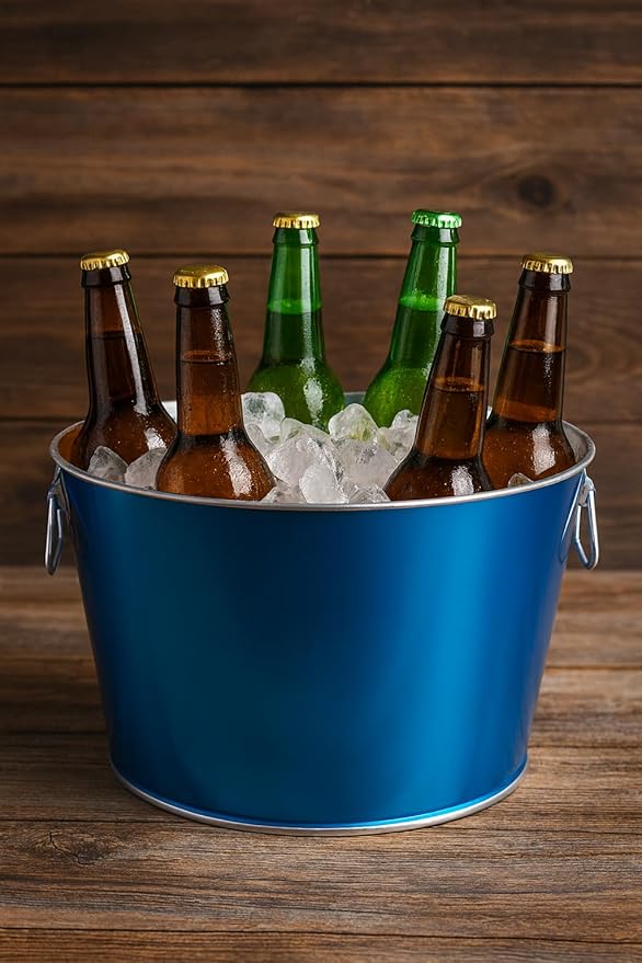 Behrens Blue 5 Gallon Round Steel Tub (2 Tubs)