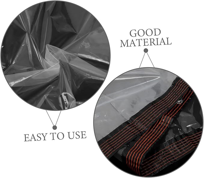 1m Camping Shed Chicken and Rabbit Cage Tarpaulin Cover Sheet Grommets for Outdoor Use