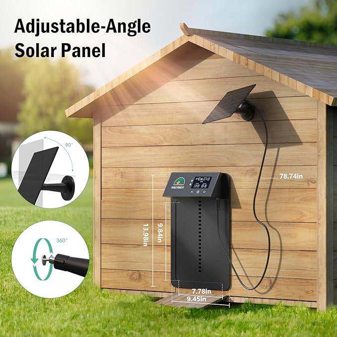 Automatic Chicken Coop Door, Automatic Chicken Door with Timer & Light Sensor