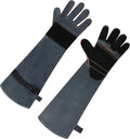 ANTAITHER Premium Leather Gloves - Safety for Animal Handling or Welding Tasks with Puncture, Scratch, and Heat Resistance