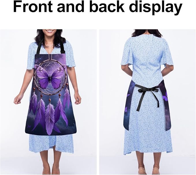 Apron Adjustable Waterproof with Two Deep Pockets Wowen men for Summer BBQ Pool Parties & Resorts
