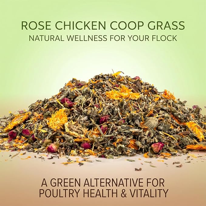 Sukh Nesting Herbs - Premium Nesting Herbs,Chicken Flower,Poultry Herb Blend,Hemp Bedding for Chickens and Ducks,Chicken Supplies(10oz)