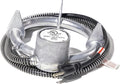 Farm Innovators Bucket De-Icer for up to 5 Gallon Bucket - 250W Water Deicer- Ice Chaser Cast Aluminum Design for Plastic or Metal Water Container